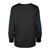T-shirt léger à manches longues Tom Cat des Panthers de la Caroline noirs '47 pour femmes