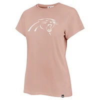 T-shirt rose clair Premier Frankie '47 pour femme des Carolina Panthers