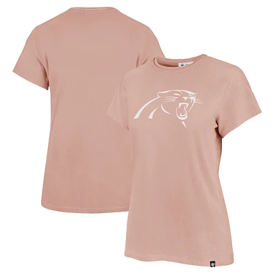 T-shirt rose clair Premier Frankie '47 pour femme des Carolina Panthers