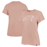 T-shirt rose clair Premier Frankie '47 pour femme des Carolina Panthers