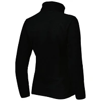 Women's Dunbrooke Black Carolina Panthers Hayden Polar Fleece Full-Zip Jacket
