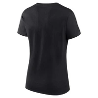Women's Fanatics Black/White Carolina Panthers Lightweight Short & Long Sleeve T-Shirt Combo Pack