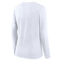 Women's Fanatics Black/White Carolina Panthers Lightweight Short & Long Sleeve T-Shirt Combo Pack
