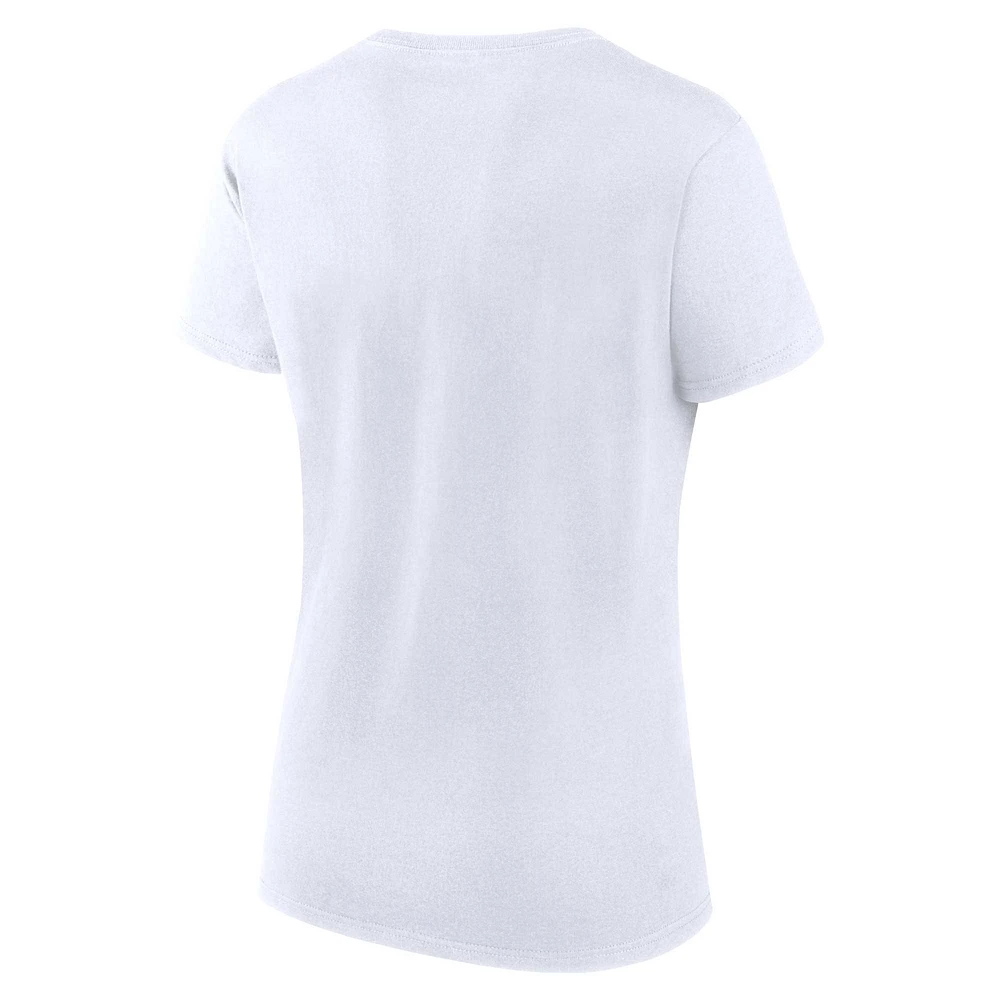 Women's Fanatics Black/White Carolina Panthers Two-Pack Combo Cheerleader T-Shirt Set