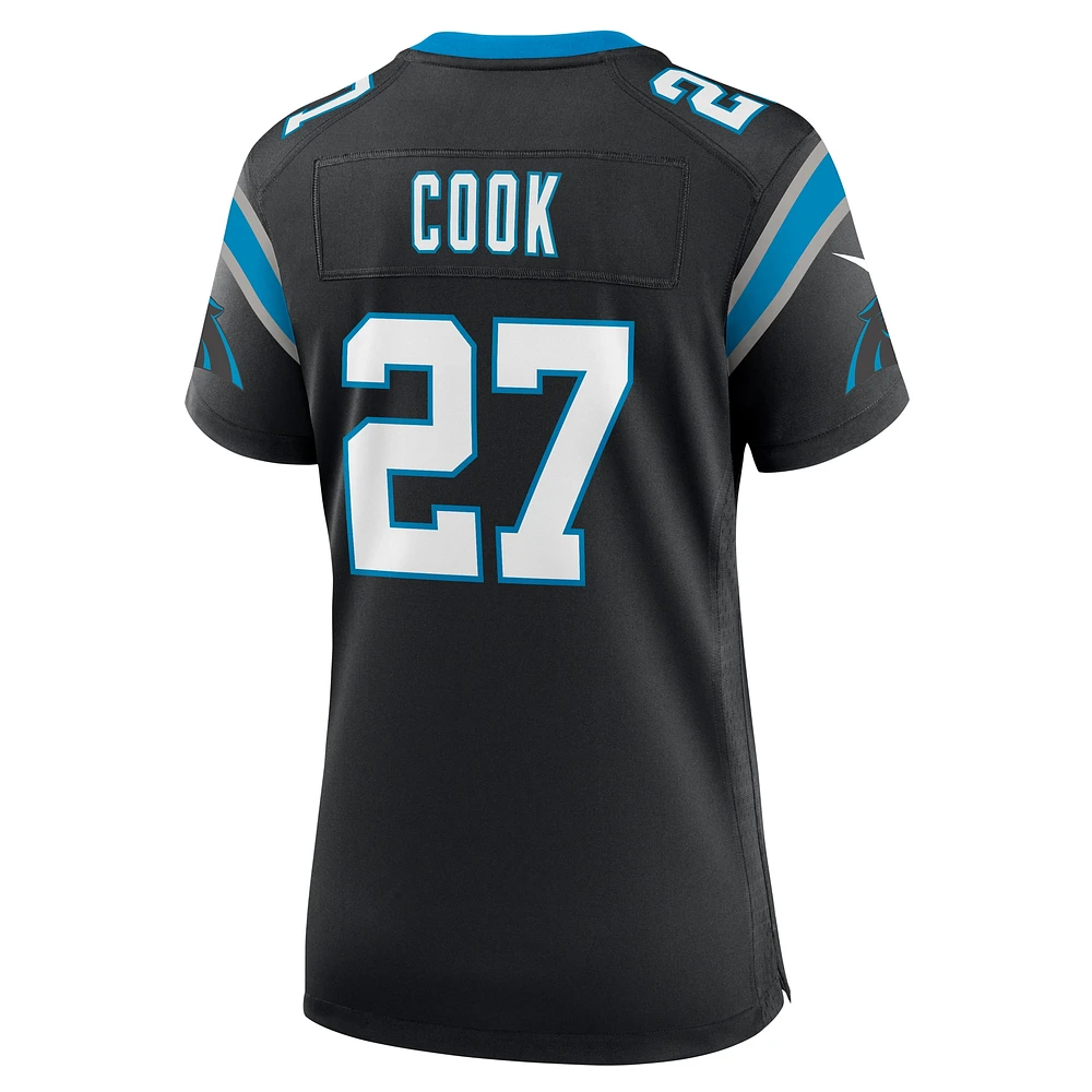 Women's Nike Alex Cook  Black Carolina Panthers Game Jersey
