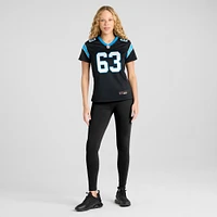 Women's Nike Austin Corbett Black Carolina Panthers Team Game Jersey