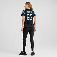 Women's Nike Austin Corbett Black Carolina Panthers Team Game Jersey