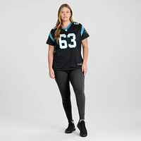 Women's Nike Austin Corbett Black Carolina Panthers Team Game Jersey