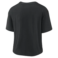 Women's Nike Black/White Carolina Panthers High Hip Fashion T-Shirt