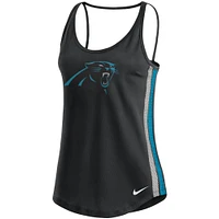Women's Nike Black Carolina Panthers Fashion Performance Tank Top