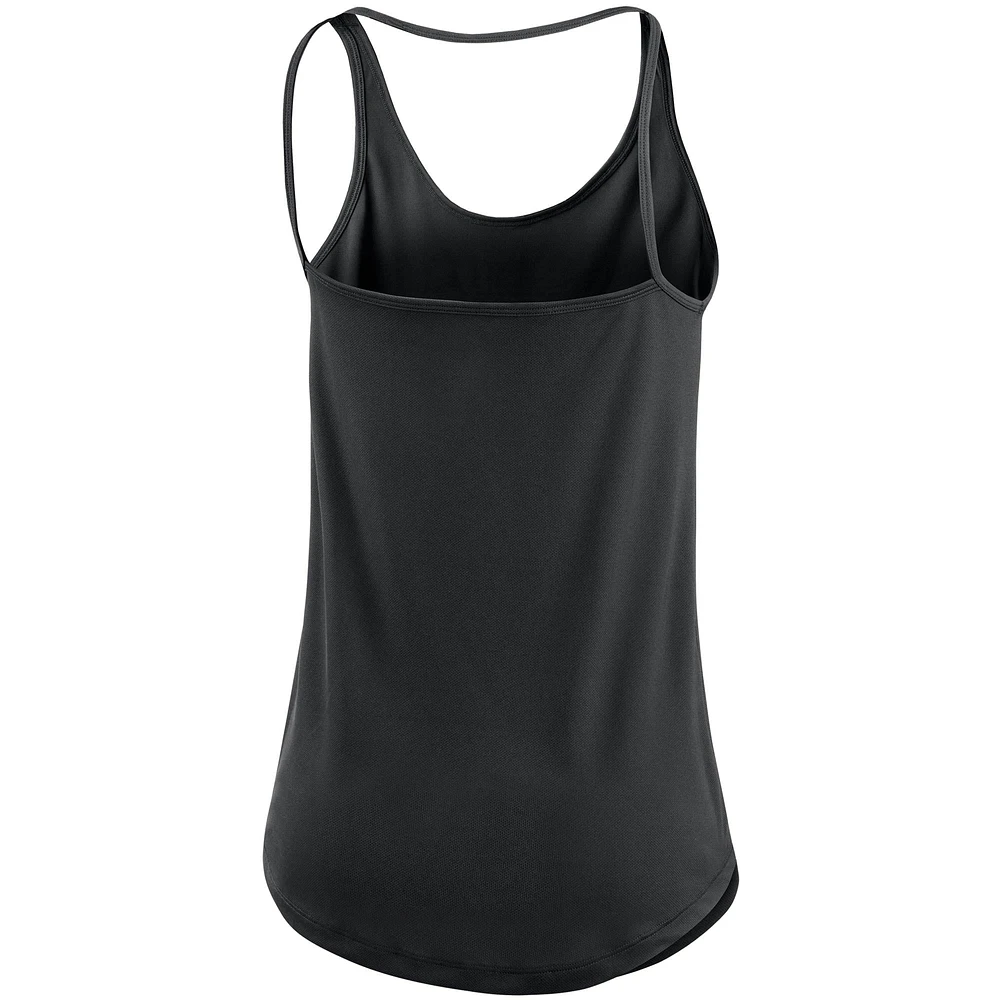 Women's Nike Black Carolina Panthers Fashion Performance Tank Top