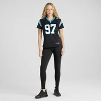 Women's Nike Bobby Brown  Black Carolina Panthers Team Game Jersey