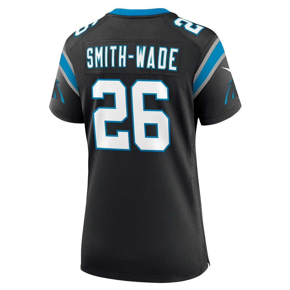 Women's Nike Chau Smith-Wade  Black Carolina Panthers Game Jersey