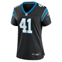 Maillot de match l'équipe Nike Claudin Cherelus des Panthers la Caroline noirs pour femmes