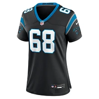 Women's Nike Damien Lewis  Black Carolina Panthers Game Jersey