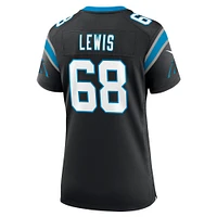 Women's Nike Damien Lewis  Black Carolina Panthers Game Jersey