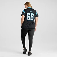 Women's Nike Damien Lewis  Black Carolina Panthers Game Jersey