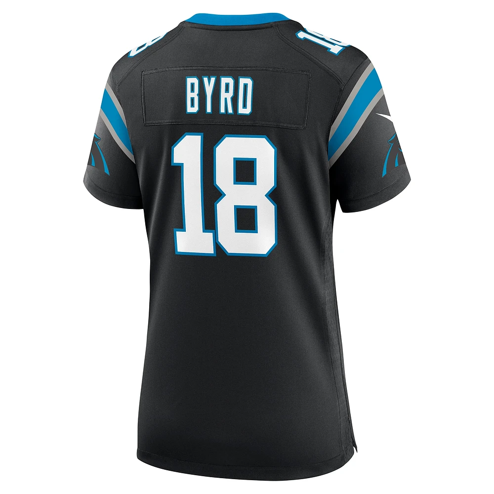 Women's Nike Damiere Byrd Black Carolina Panthers Game Player Jersey