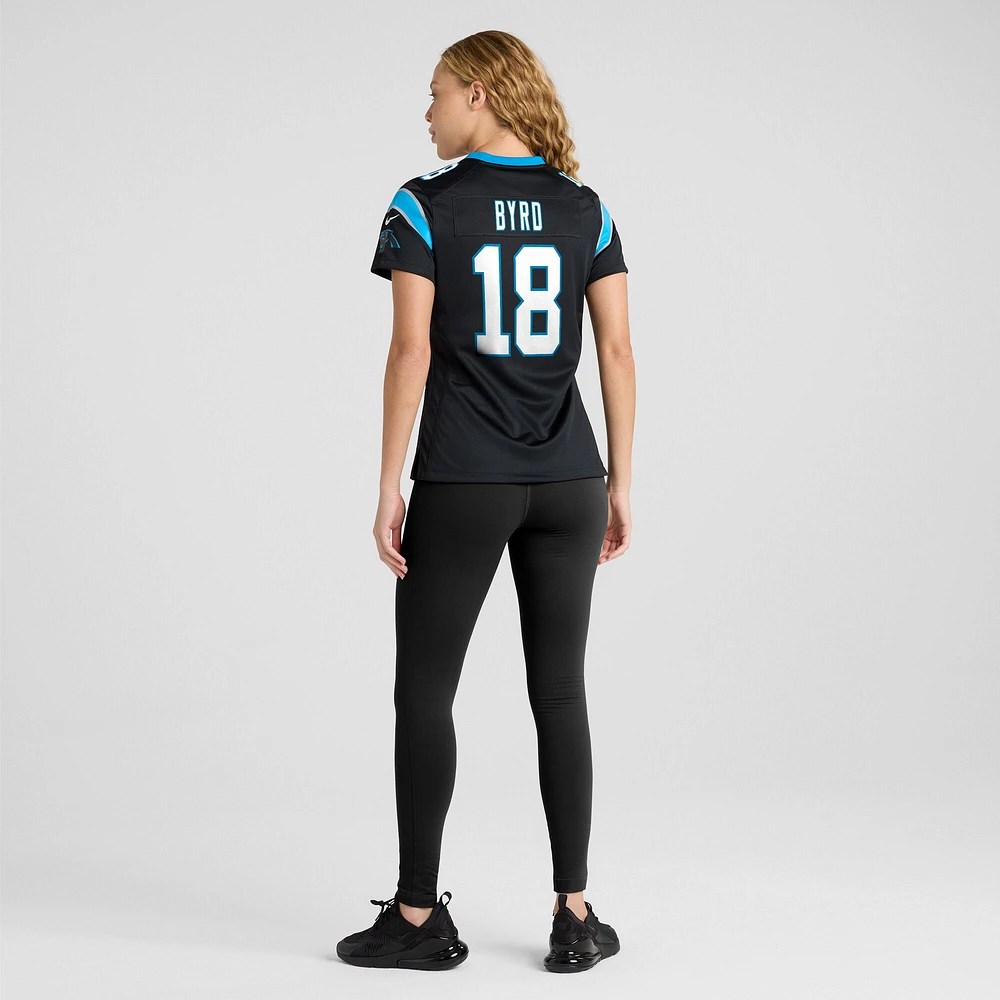 Women's Nike Damiere Byrd Black Carolina Panthers Game Player Jersey