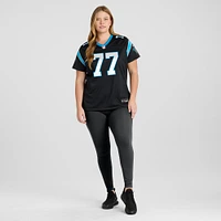 Women's Nike Deonte Brown Black Carolina Panthers Team Game Jersey