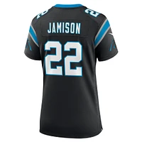 Maillot de match l'équipe Nike D'Shawn Jamison pour femme, noir, des Panthers la Caroline