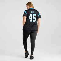 Women's Nike Giovanni Ricci Black Carolina Panthers Team Game Jersey