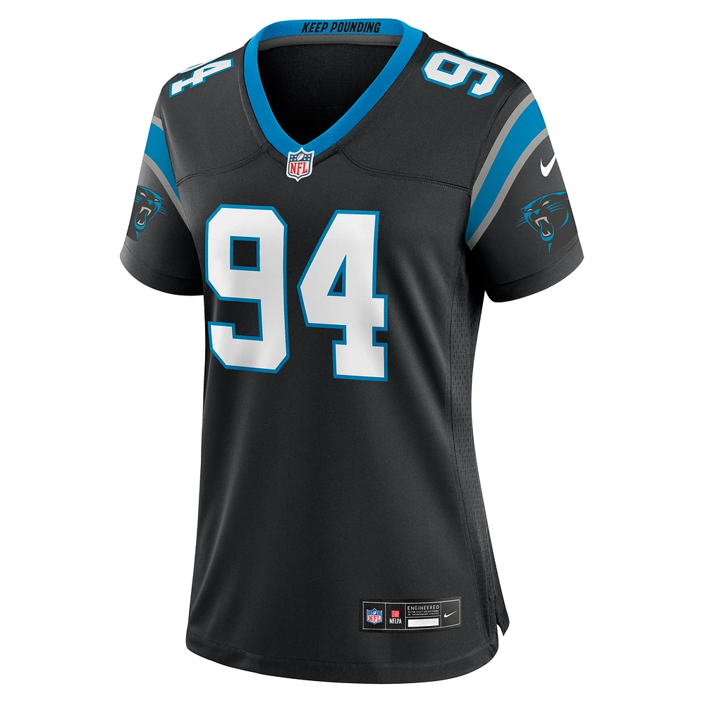 Women's Nike Henry Anderson Black Carolina Panthers Team Game Jersey