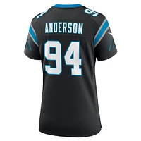 Women's Nike Henry Anderson Black Carolina Panthers Team Game Jersey