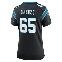 Women's Nike J.D. DiRenzo  Black Carolina Panthers Game Jersey