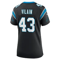 Women's Nike Luiji Vilain  Black Carolina Panthers Game Jersey