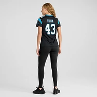 Women's Nike Luiji Vilain  Black Carolina Panthers Game Jersey