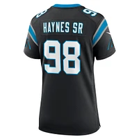 Women's Nike Marquis Haynes Sr. Black Carolina Panthers Team Game Jersey
