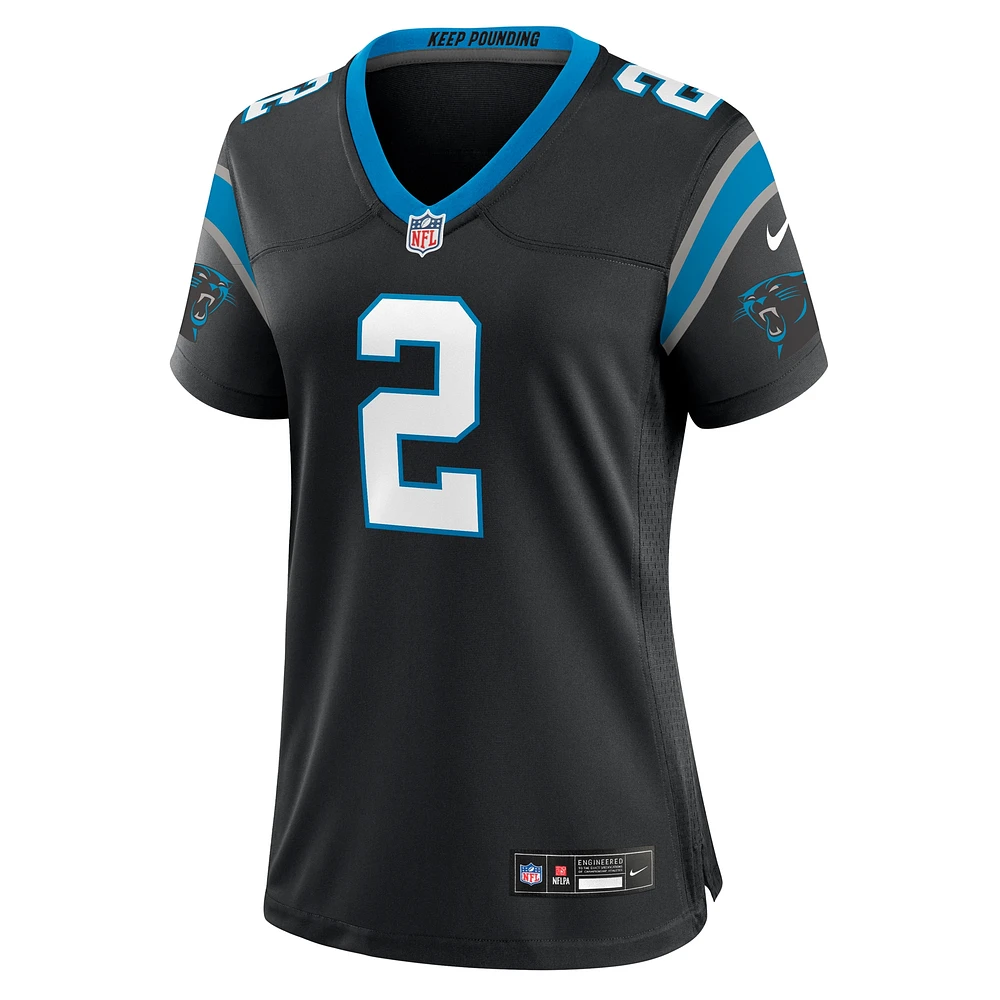 Women's Nike Mike Jackson  Black Carolina Panthers Game Jersey