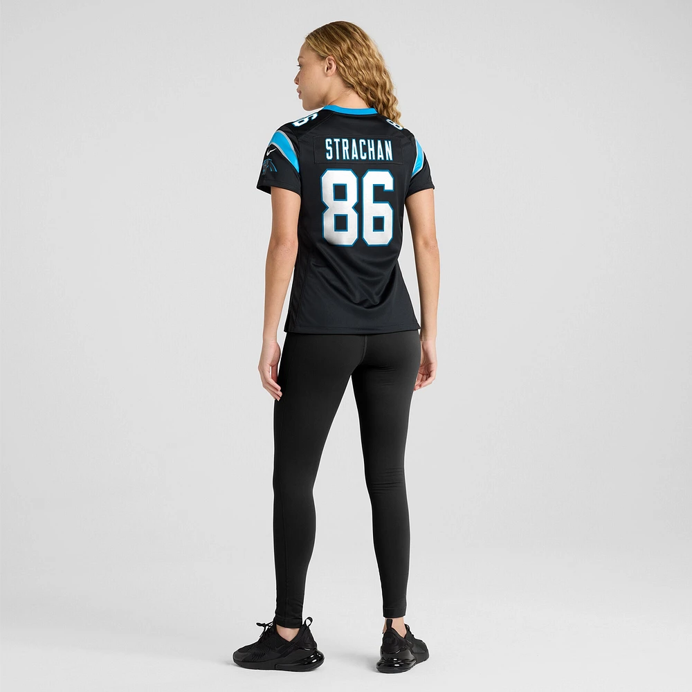 Women's Nike Mike Strachan  Black Carolina Panthers Game Jersey