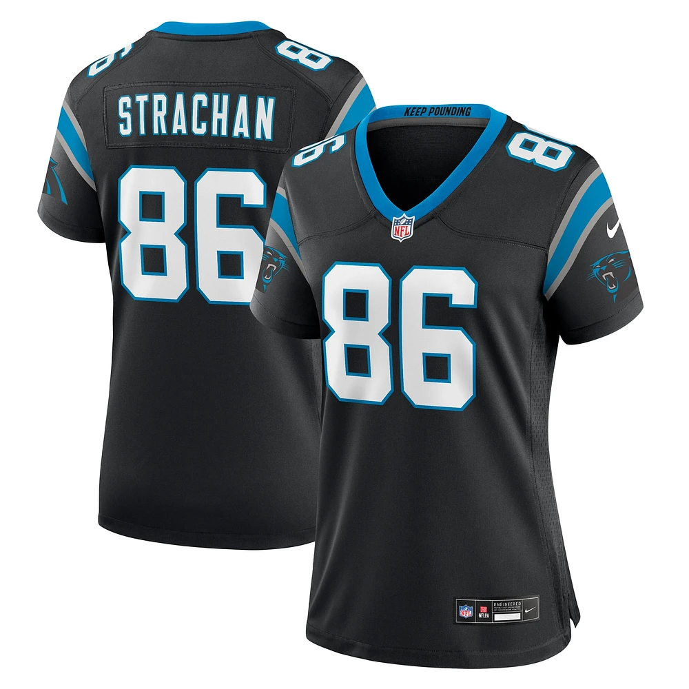 Women's Nike Mike Strachan Black Carolina Panthers Game Jersey