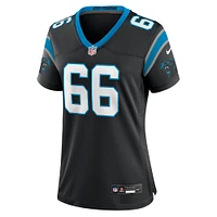 Maillot de match l'équipe Nike Nash Jensen des Panthers la Caroline pour femme, noir