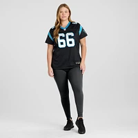 Maillot de match l'équipe Nike Nash Jensen des Panthers la Caroline pour femme, noir