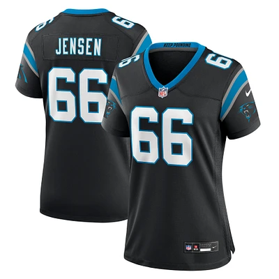 Maillot de match l'équipe Nike Nash Jensen des Panthers la Caroline pour femme, noir