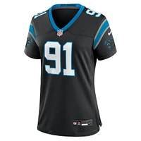 Women's Nike Nick Thurman  Black Carolina Panthers Team Game Jersey