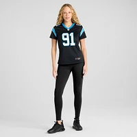 Women's Nike Nick Thurman  Black Carolina Panthers Team Game Jersey