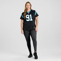 Women's Nike Nick Thurman  Black Carolina Panthers Team Game Jersey