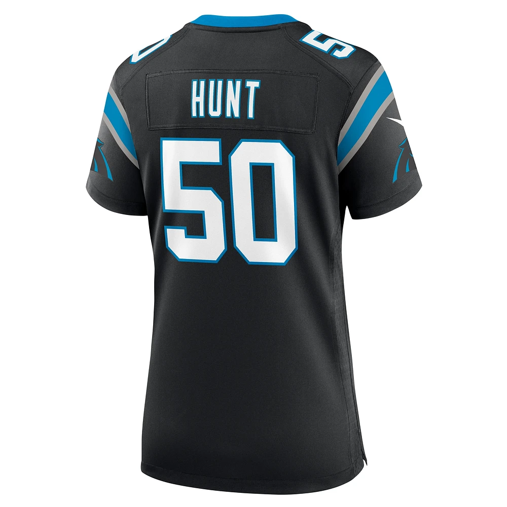 Women's Nike Robert Hunt  Black Carolina Panthers Game Jersey