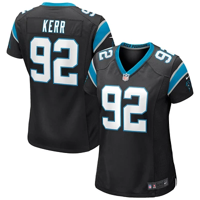 Maillot de match Nike Zach Kerr des Panthers la Caroline noir pour femme