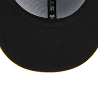 Men's New Era Navy/Yellow Cedar Rapids Kernels Marvel x Minor League 59FIFTY Fitted Hat
