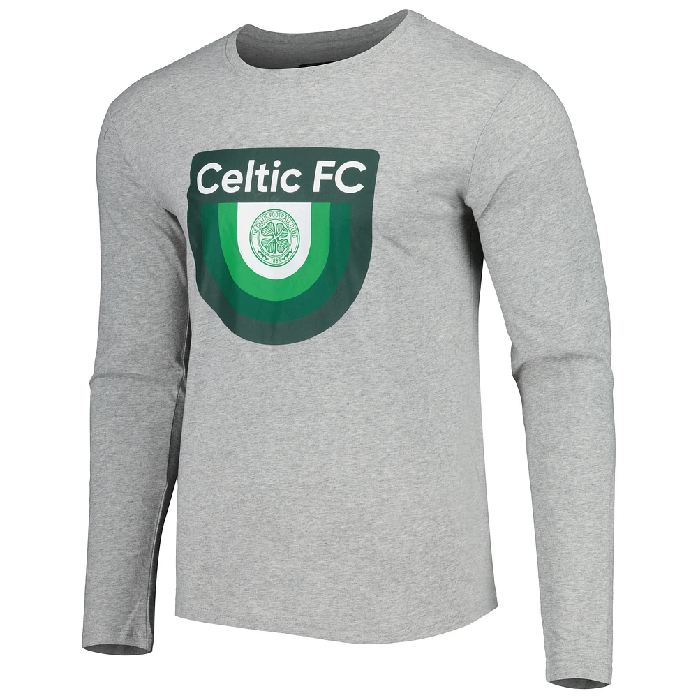 Men's Gray Celtic Park Long Sleeve T-Shirt