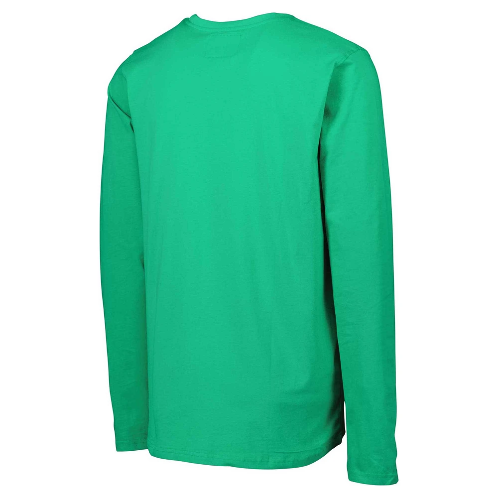 Men's Green Celtic Heavy Long Sleeve T-Shirt