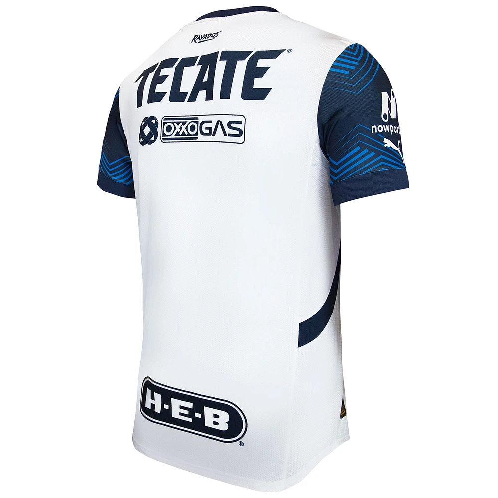 Men's Puma White CF Monterrey 2024/25 Away Replica Jersey
