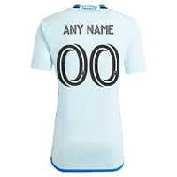 Men's adidas  Light Blue CF Montreal 2024 La Main Replica Custom Jersey