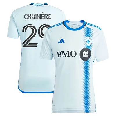 Maillot de joueur réplique adidas Mathieu Choinière CF Montréal 2024 La Main pour homme, bleu clair