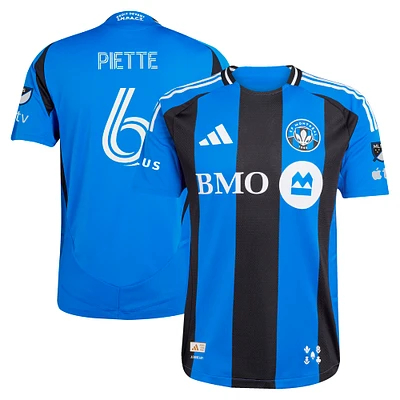 Men's adidas Samuel Piette Blue CF Montréal 2025 Original Authentic Player Jersey